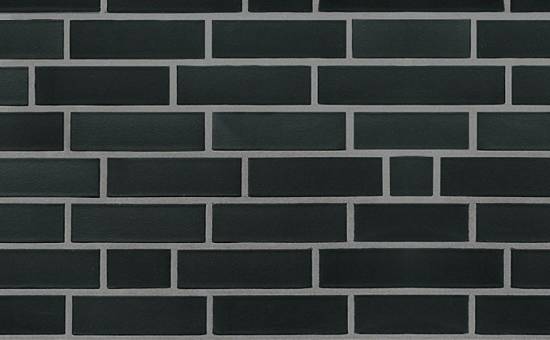 Кирпич клинкерный пустотелый Roben Faro schwarz-nuanciert гладкий, 290*90*90 мм